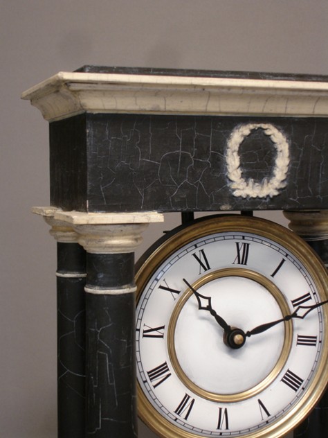 Decorative Vintage Doric column clock.-empel-collections-craquel clock Pendule -003_main_636065298833320622.JPG
